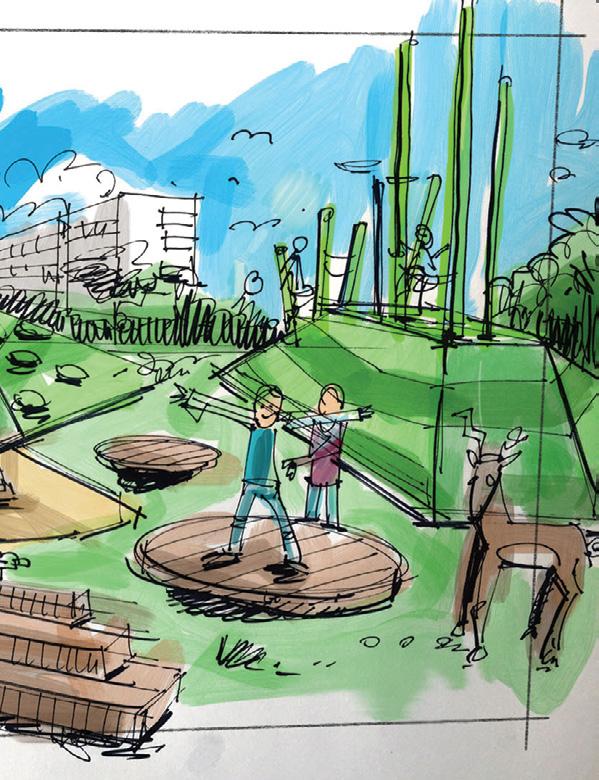 Milepæleparken i Kolding - Fra idé til ferdig sunnhetsprosjekt Hos Elverdal legger vi stor vekt på å utarbeide prosjekter etter ønske og behov.