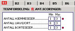 Viktige tips.. (i starten av tippingen) For hver begrensning man benytter bør man lage nye rekker for å se 'resultatet'. Eks. Her har vi et oppsett som i utgangspunktet inneholder 4096 rekker.