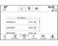 70 Telefon Tapte anrop utheves i rødt i listen over nylige anrop, og blir angitt med 9 ved siden av telefonikonet i programruten. Velg ett av telefonnumrene som er lagret i listen over nylige anrop.