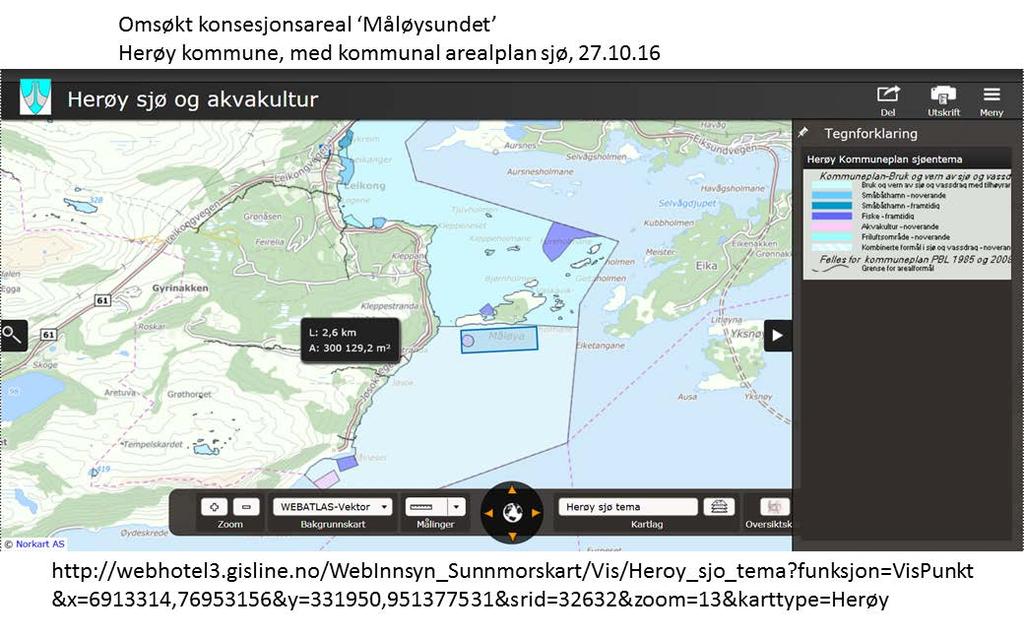 2 TANGO Seaweed, Søknad Akvakultur Lokalitet Måløysundet 1267074, Nov.