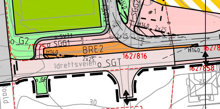 Løsning for glass- og metallemballasje og for farlig avfall/grovavfall vil suppleres RTP i detaljprosjektering. Denne skal være godkjent av BIR før søknad om rammetillatelse.