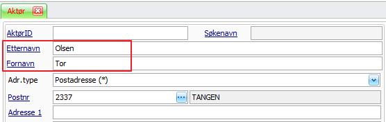 Dette kommer av at dataene til Bisnode kommer direkte fra teleleverandører o.l. hvor brukerne selv skriver inn sine navn, og det er ofte løst på forskjellige måter.