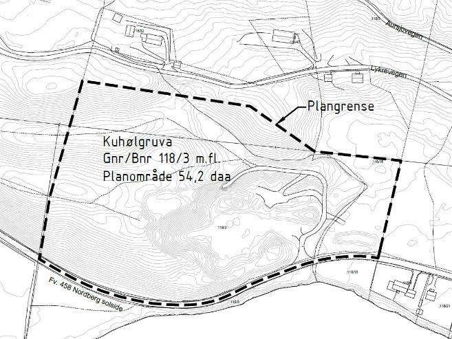 Nordplan side 6 Planprogam Reguleringsplan for Kuhølgruva 2.2 Grunnlag for detaljreguleringsplanen 2.2.1 Overordna planer og retningsliner Reguleringsplanen skal utarbeidast i samsvar med overordna planar.