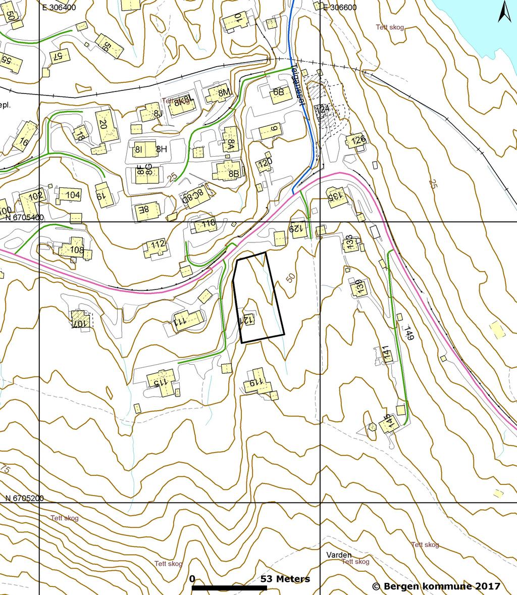 2000 Vegstatuskart Byrådsavdeling for byutvikling Målestokk 1:2000 Plan- og