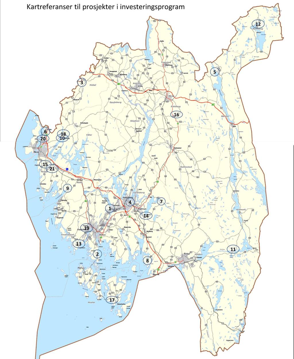 Regional transportplan for Østfold mot 2050 Vedlegg 3 Vedlegg 4