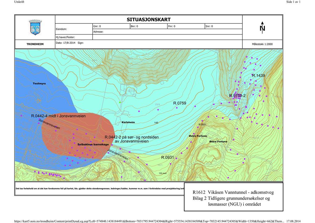 R1612 Vikåsen Vanntunnel - adkomstveg Bilag 2