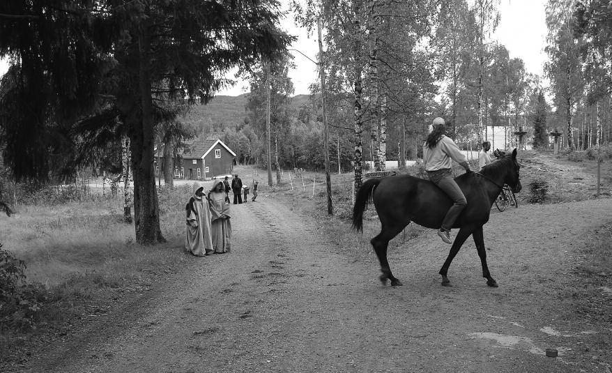 Greveveien mot Kallerud.