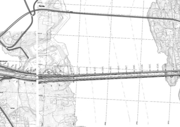 3.7 Resultater: Sotrabruene Vestgående trafikk over Sotrabrua i et kjørefelt pluss midtstilt eller høyrestilt kollektivfelt er beregnet til 1450 kjt i makstime.