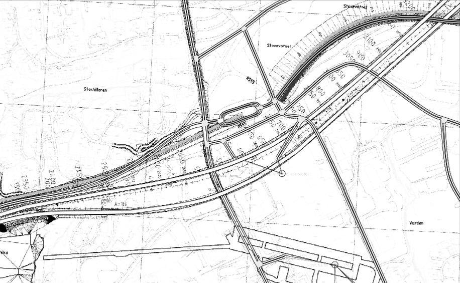 4.10 Trafikkavvikling i Straume Problemstilling og forutsetninger Modellering av trafikkforholdene i Straume sentrum er usikre. Avhengig av hvor bra fremkommeligheten blir i nord-sørgående retning (f.