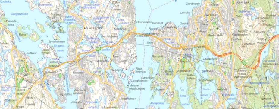 trafikkavvisende effekt på den simulerte trafikken. Bompengeperiodens effekter ville en måtte komme tilbake til i forbindelse med bompengesøknad og fastsetting av bompengesystem.