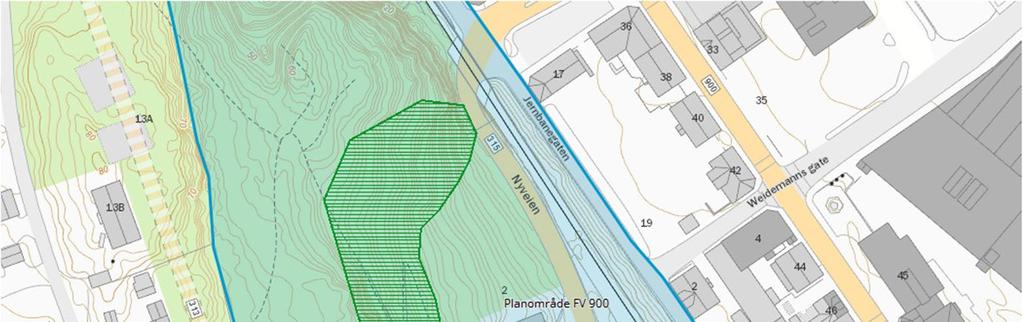 Side 7 av 12 I fjellskrenten vest for gata som heter «Bakken» finnes en liten forekomst av rasmark-lindeskog som kunne vært en interessant lokalitet om forekomsten hadde