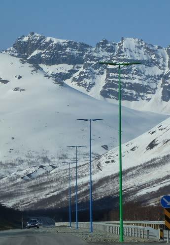 Fra Nordbotn mot Lauksletta vil det også være store terrenginngrep, men den høytliggende linjen vil gi en flott utsikt over fjorden.