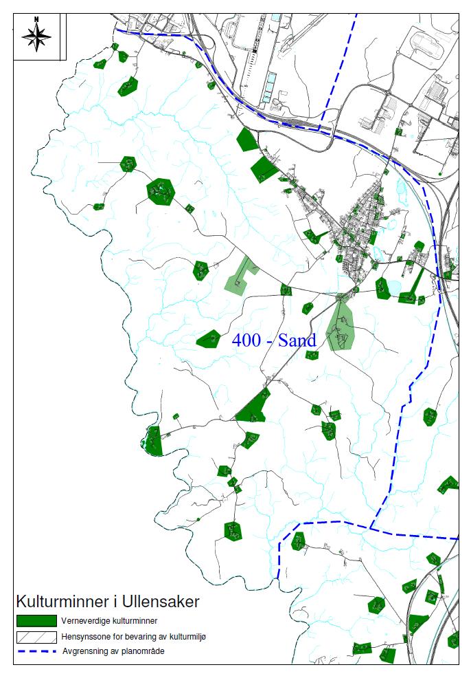 6.5 Planområde 400 Sand Kommunedelplan