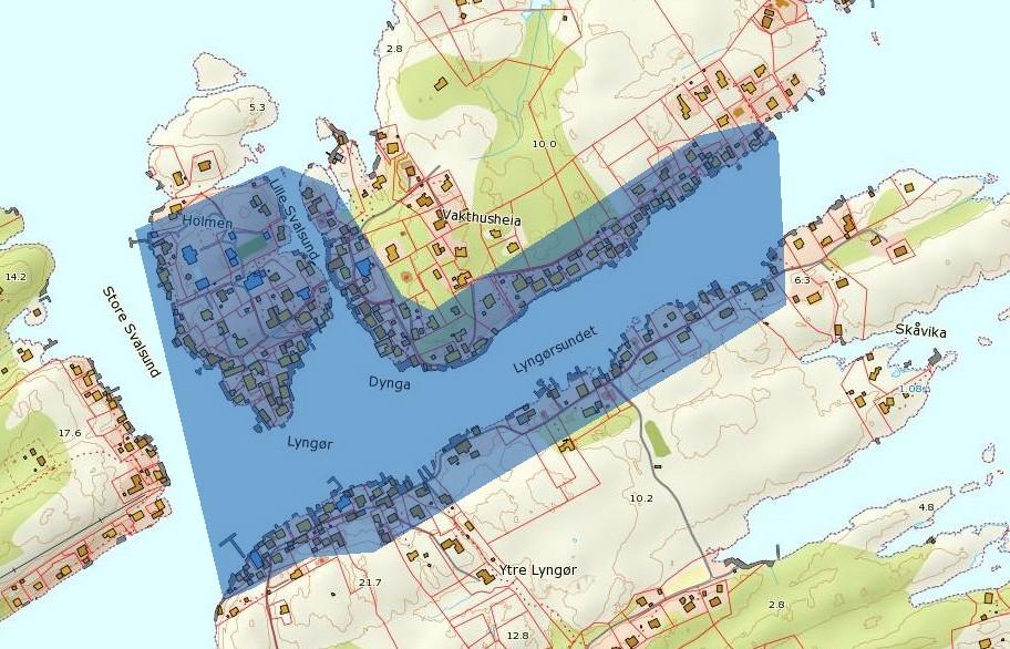 Datasettet viser de kulturhistorisk verneverdige områdene.