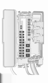 varselmodul 7 8 9 Baksetevarmer (i biler uten alarmhorn) 10 Service 11 12