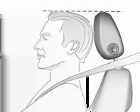 Seter og sikkerhetsutstyr Hodestøtter Posisjon Seter og sikkerhetsutstyr 45 Innstilling Hodestøtter på forsetene Hodestøtter... 45 Forseter... 46 Setestilling... 46 Manuell setejustering.