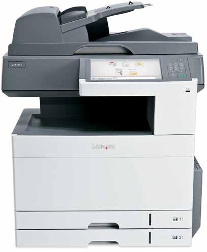 Lexmark X925de Bildeforbedring. Raskere arbeidsflyt.