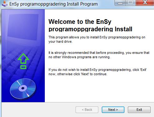 ens» til «Install EnSy Upgrade M0.1.34 D0.1.21.