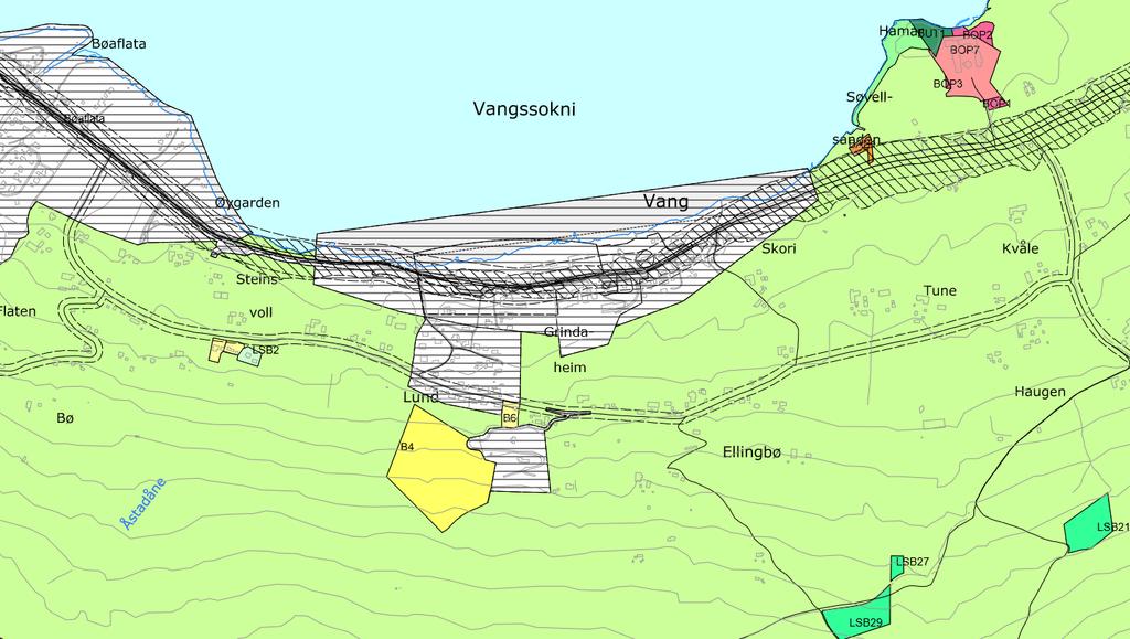 Planprogram for områderegulering med konsekvensutredning for Vang sentrum 8 4 OVERORDNEDE RAMMER OG PREMISSER 4.