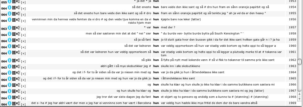 and Danish corpora Compare results in spoken and written