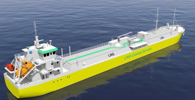 hybrid LNG-bunkringsfartøy