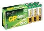 Alkaline og Lithium batterier GP Super Alkaline Et alkalisk batteri som er egnet til de fleste produkter med middels til høyt strømforbruk.