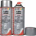 4110 000538 Art.nr.: Navn: Type: Volum: Forp. 000538 Anti Corrosion Wax Rustforebygger 400 ml 12 V-Belt Spray Utmerket vedheft for beskyttelse av drivremmer og hindring av sluring. Brukervennlig.