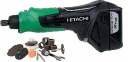 Hitachi elektroverktøy 60100301 Betongsliper G 15YCG 1.500W For sliping av betong, stein, tegl, marmor, klinker etc. Bygget på kraftig elektronisk vinkelsliper på hele 1.