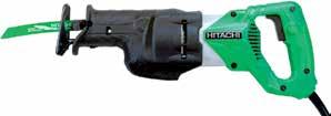 Hitachi elektroverktøy 60011009 Bajonettsag CR 18DSL 18V Kompakt og velbalansert (kun 3,4 kg)/ergonomisk gummibelagt grep Utstyrt med slide batterifeste og HPS overbelastningsbeskyttelse Sterk motor,