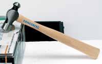 Kongsberg håndverktøy 61060103 og 61060104 Snekkerhammer Snekkerhammer for den profesjonelle bruker Helsmidd One Piece stålskaft Patentert DVS-dempet håndtak Ergonomisk utforming med sklisikkert