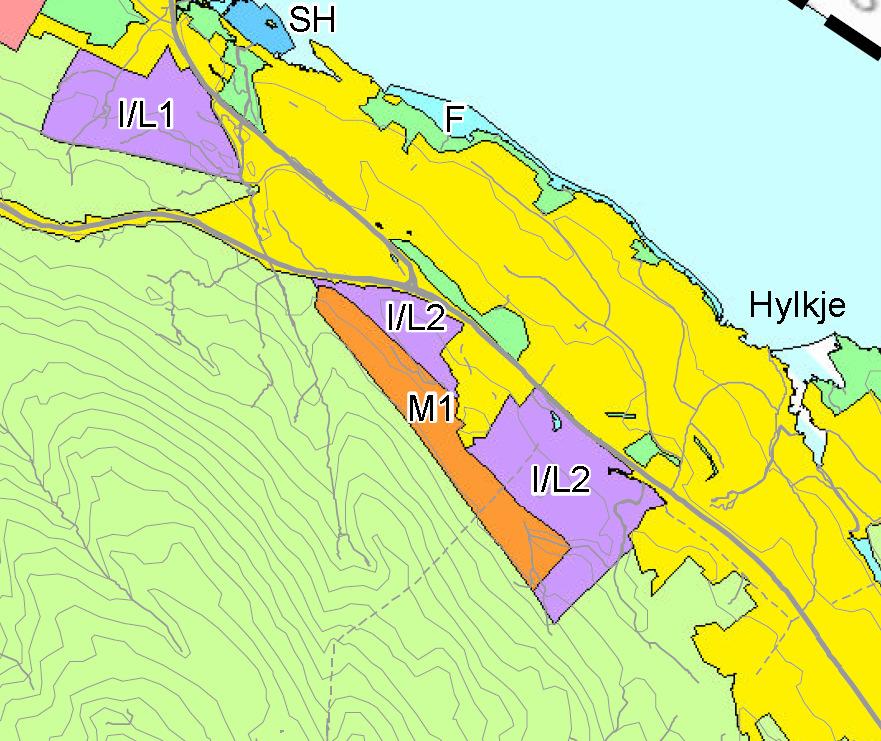 Hordvik - Tuft Åsane Gnr.173 Indre Hordvik Gnr.174 Midtre Hordvik Gnr.198 Tuft 298 daa Areal med god tilgjengelighet til nåværende E39. 298 dekar fordelt på 3 områder.