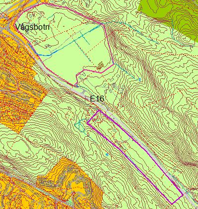 Vågsbotn Åsane Gnr: 202 Eikås, 55 dekar Gnr. 203 Birkeland 95 dekar + 60 dekar langs E16. Området grenser til E16 og E39 i Vågsbotn. 210 dekar Området ligger utenfor den kompakte bysonen.