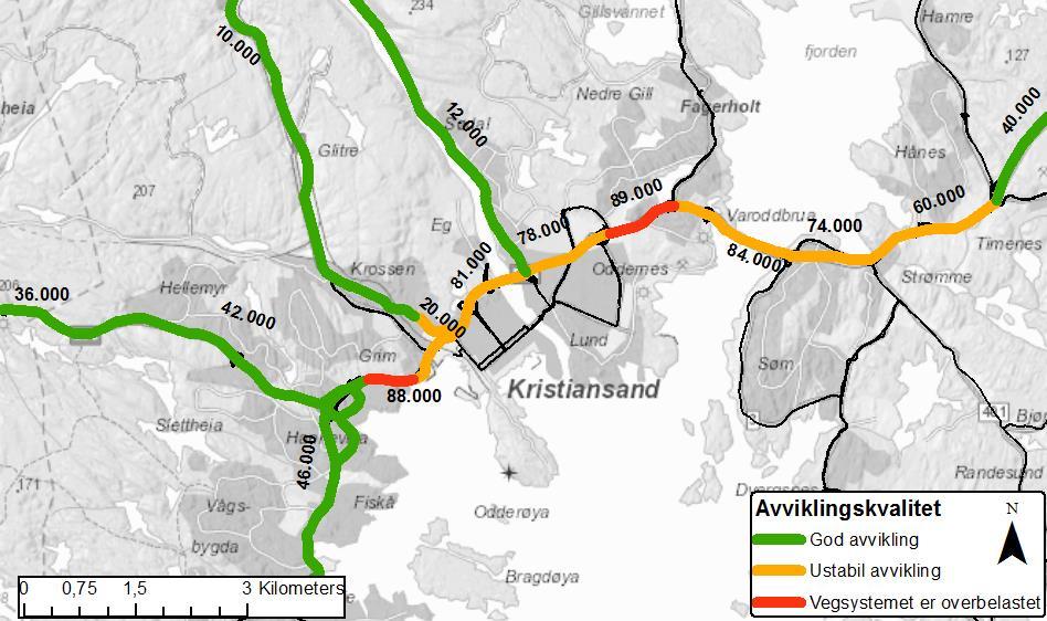 Trafikkmengder overordnet