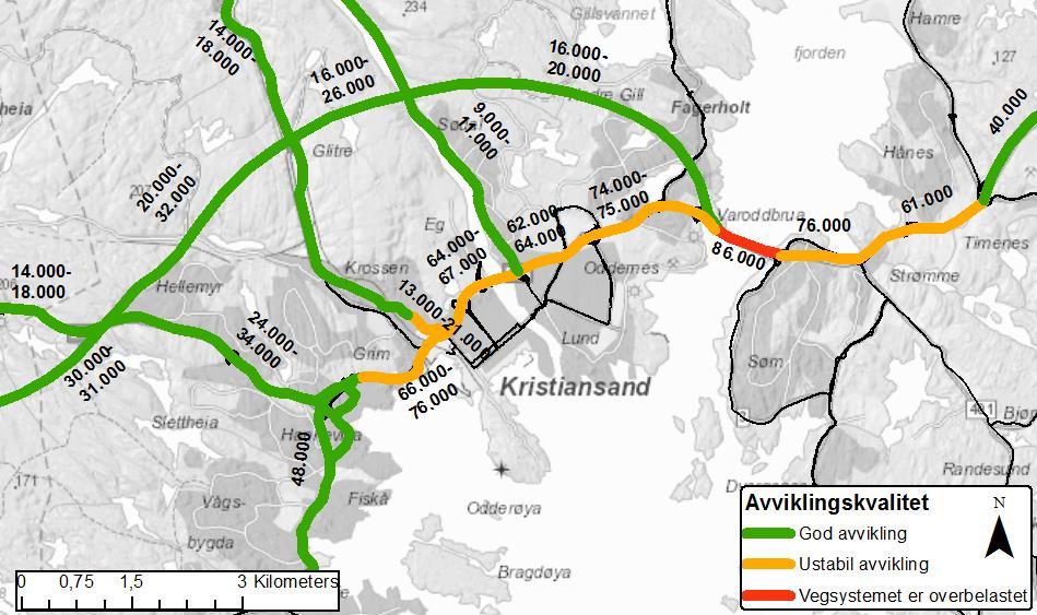 trafikkreduserende tiltak Uten