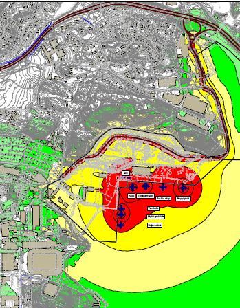 Kongsgård- Vige nærområder 2045 med impulslydgrense Alternativ