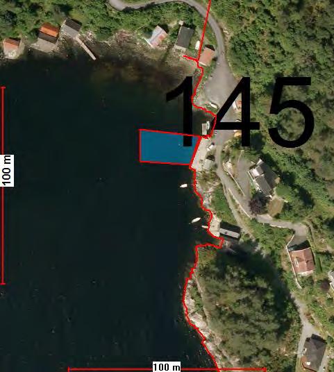 226 Område nr. 145, Dalstø Eigedom: 19/5 Storleik: Innspel, ca 1 daa. Område etter vurdering, ca 2 daa. Noverande areal:. Foreslått arealbruk småbåthavn Områdeskildring: Området ligg på Dalstø.