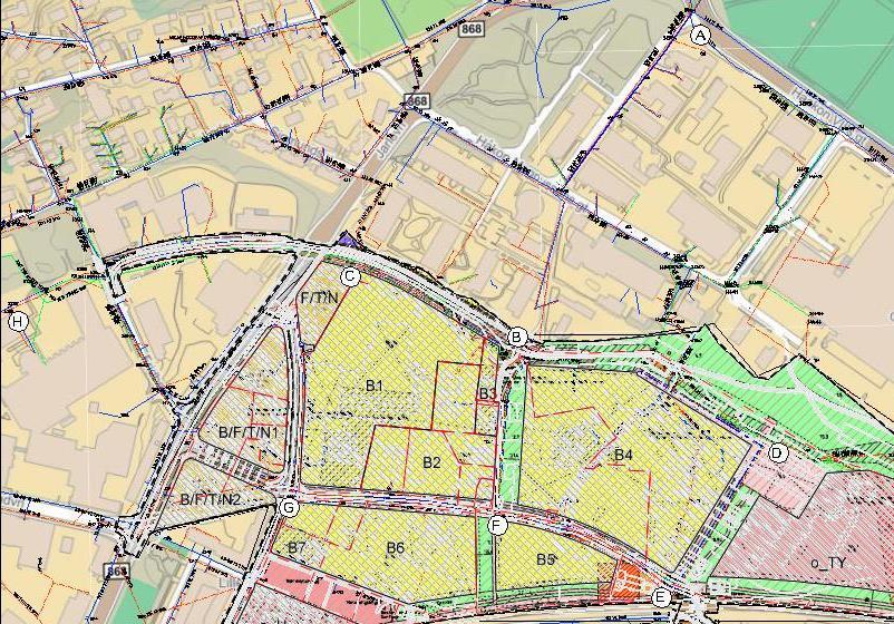 OVERORDNET VA-PLAN 6 2.5 KOORDINERING MOT ANDRE ETATER/FAG Ved detaljregulering av hvert delfelt, må VA-løsninger koordineres mot føringsveier for kabler, fjernvarme, avfallssug samt evt.