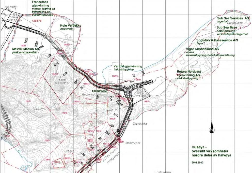 PLANBESKRIVELSE MED KONSEKVENSUTREDNING FOR INDUSTRIOMRÅDE OG DYPVANNSKAI PÅ HUSØYA 19 Husøya 