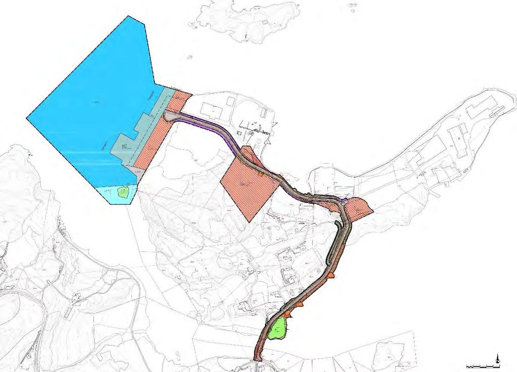 22 PLANBESKRIVELSE MED KONSEKVENSUTREDNING FOR INDUSTRIOMRÅDE OG DYPVANNSKAI PÅ HUSØYA Planområdet er på ca.