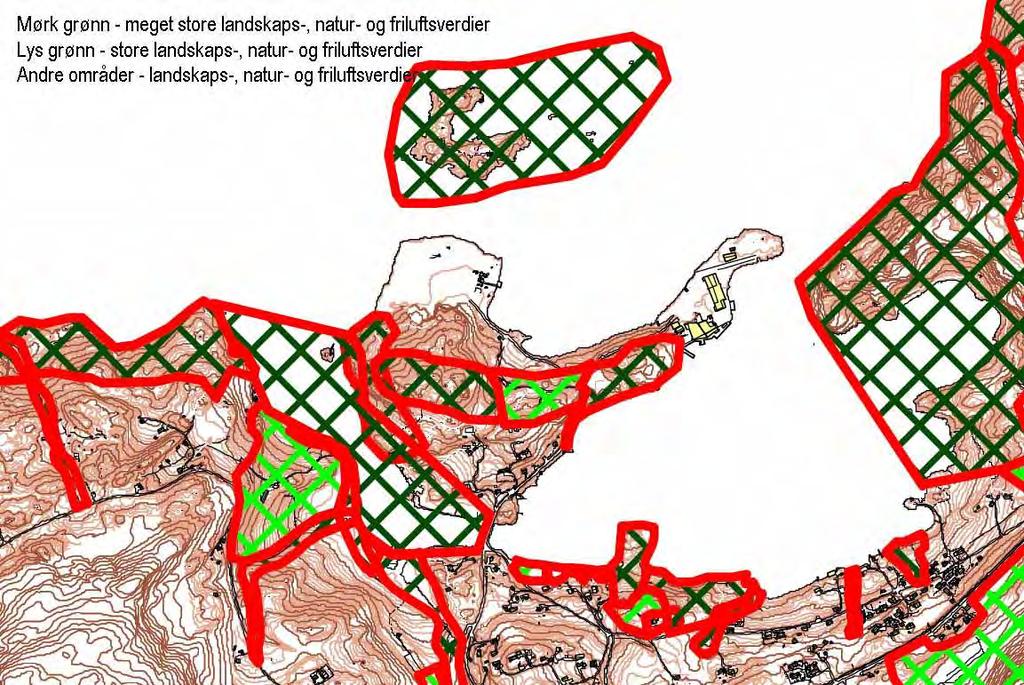 28 PLANBESKRIVELSE MED KONSEKVENSUTREDNING FOR INDUSTRIOMRÅDE OG DYPVANNSKAI PÅ HUSØYA 5.2.2 Grønn Plakat I forbindelse med arbeidet med ny kommuneplan har Kristiansund kommune utarbeidet Grønn Plakat for nordre del av Freiøya.