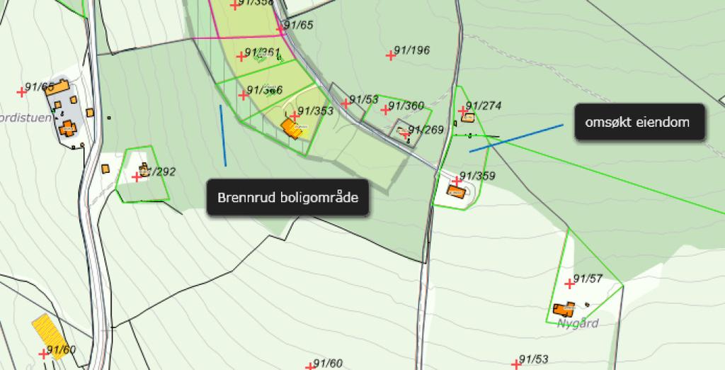 Det skal videre «utøves en restriktiv holdning til dispensasjon for bygging og fradeling ut over stedbunden næring.» Søknaden om dispensasjon er sendt til høring hos regional myndighet.