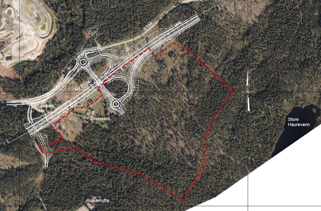 Om analyseobjektet Beskrivelse av analyseområdet Analyseområdet ligger ved Diseplass i Kongsberg kommune, ca. 3 km øst for Kongsberg sentrum.