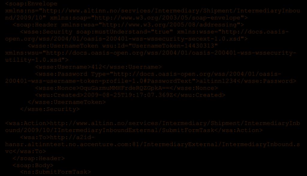 <soap:envelope xmlns:ns="http://www.altinn.no/services/intermediary/shipment/intermediaryinbou nd/2009/10" xmlns:soap="http://www.w3.