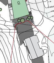 Bico Eiendom AS Planen for Hovden blå opprinelig 2010, endring 2014. Planen regulerte detaljert alle bygg med maks mønhøyde på 8,5 m og maksimal takvinkel på 34.