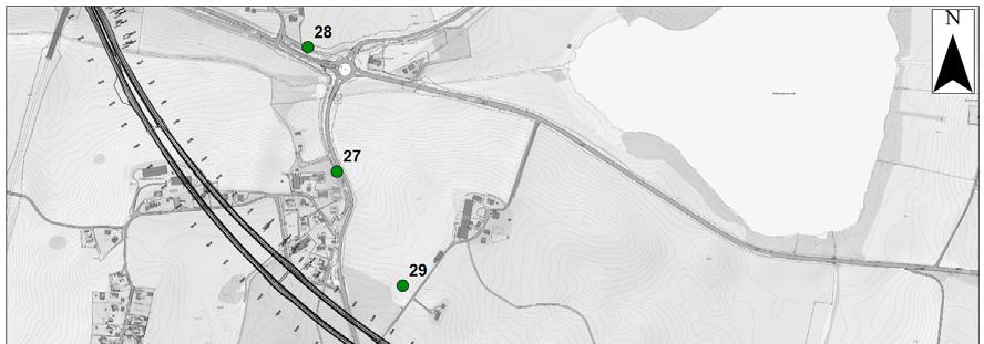 5 Feltkartlegging 5 Feltkartlegging 5.1 Holstadtunnelen Det er som nevnt registrert svært får bergblotninger nær tunneltraseen.