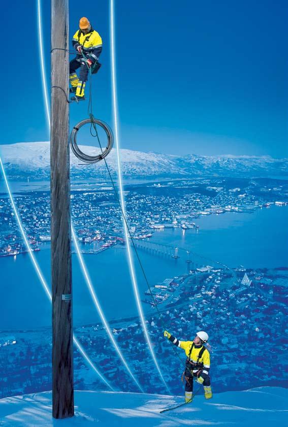 VI GIR DEG STRØM DU KAN STOLE PÅ I Troms Kraft har vi 9.000 km kraftlinjer, noe som tilsvarer avstanden Tromsø Thailand. Å vedlikeholde et så enormt kraftnett krever tid, penger og kunnskap.