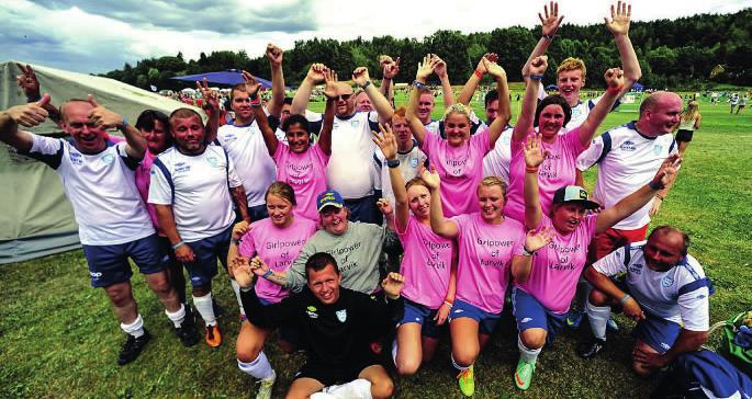 UNIFIED I tråd med NFFs sentrale verdier for breddefotball om mestring og jevnbyrdighet har Larvik Turn egne lag for utviklingshemmede.