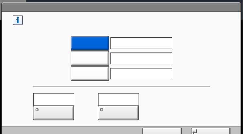 Installere og konfigurere maskinen > Standardinnstillingene for maskinen Velg "Nettverk" og deretter "TCP/IP-innstilling".