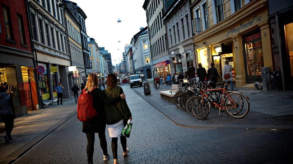 MILJØVENNLIGE LØSNINGER Torggata er blitt et gaterom.