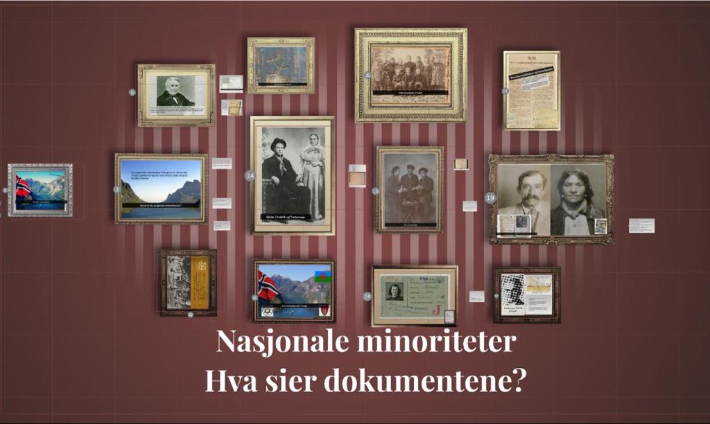 Prezi-presentasjon om nasjonale minoriteter og kildemateriell Elevene bør ha noe kunnskap om nasjonale minoriteter, nasjonsbygging i Norge og ulike historiske kilder før de går i gang med oppgavene